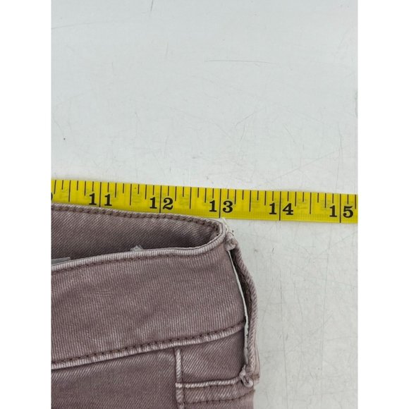 American Eagle Super Stretch X Mid-Rise Distressed Brown Jegging Women's Size 2 - Picture 6 of 9